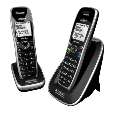 Uniden XDECT 8115 Series owner's manual