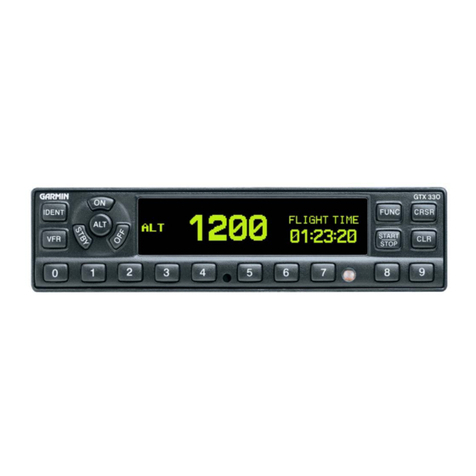 Garmin GTX 330 installation manual