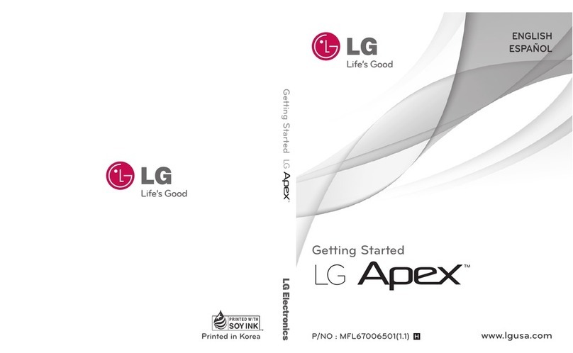 LG Apex Getting started guide