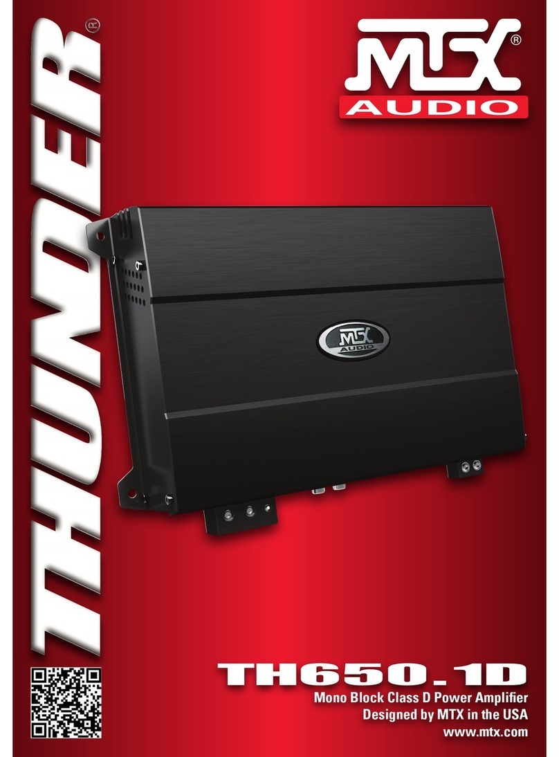 MTX TH650.1D User manual