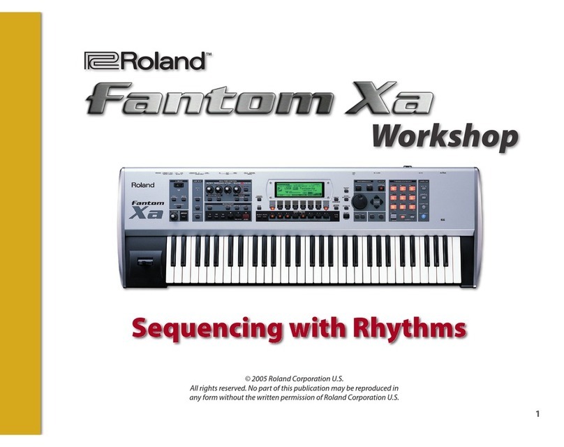 Roland Fantom-Xa Owner's manual