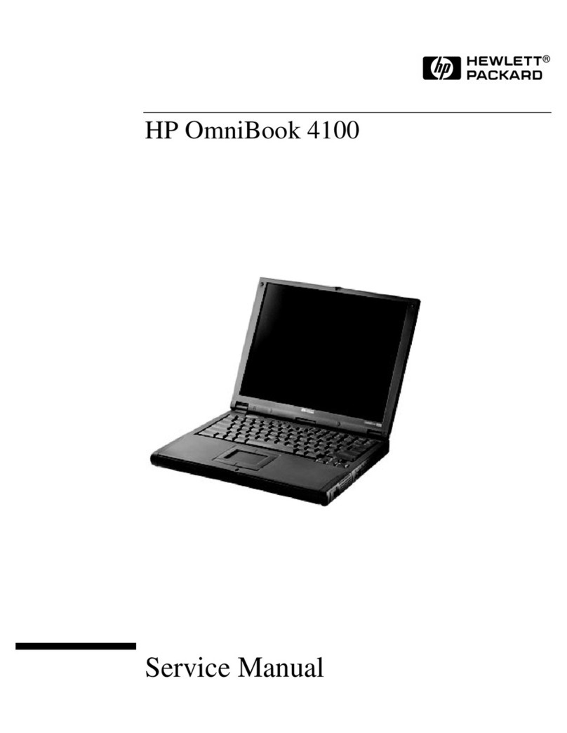HP OmniBook 4100 User manual