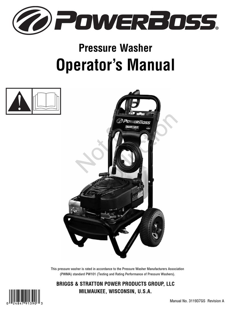 Briggs & Stratton PowerBoss User manual