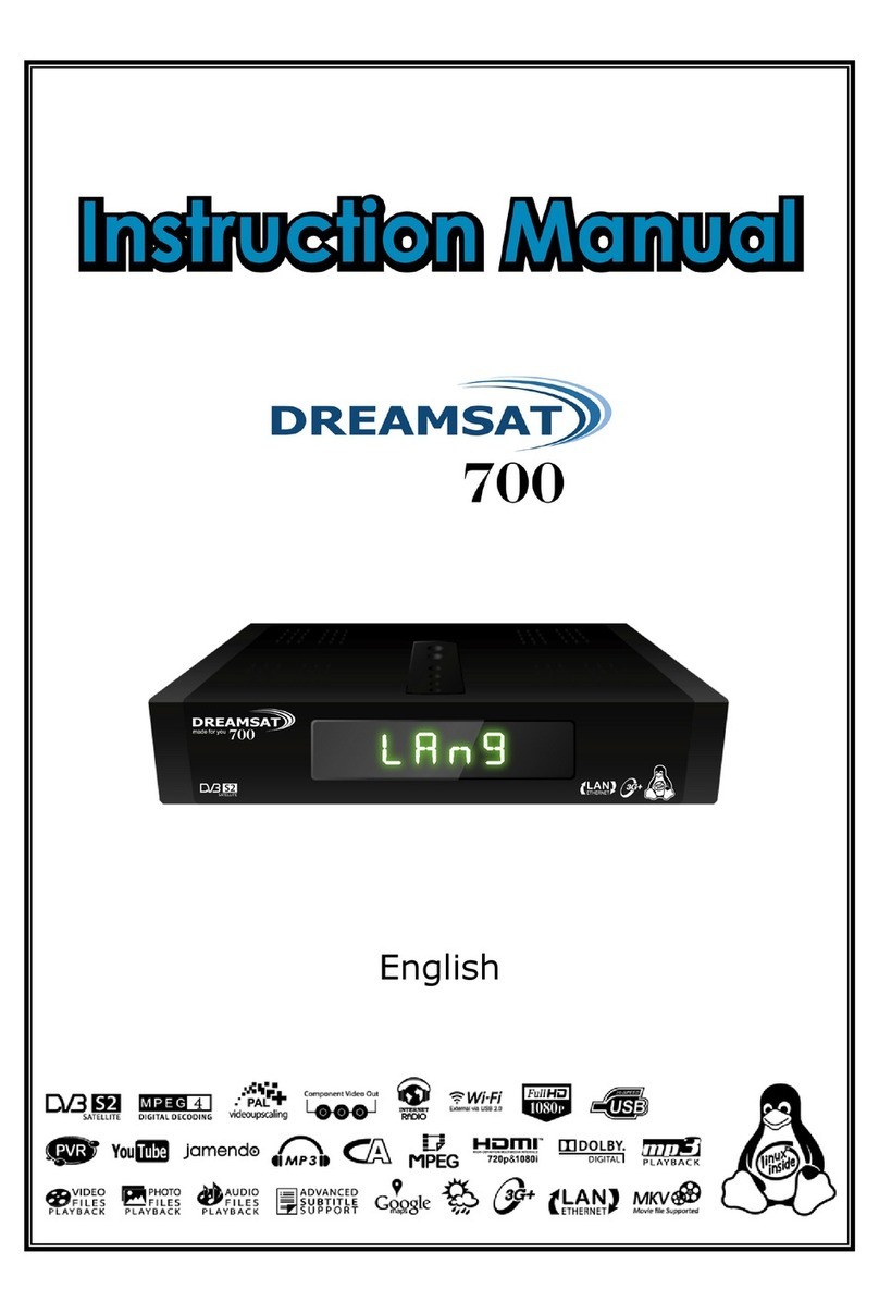 Dreamsat 700 instruction manual