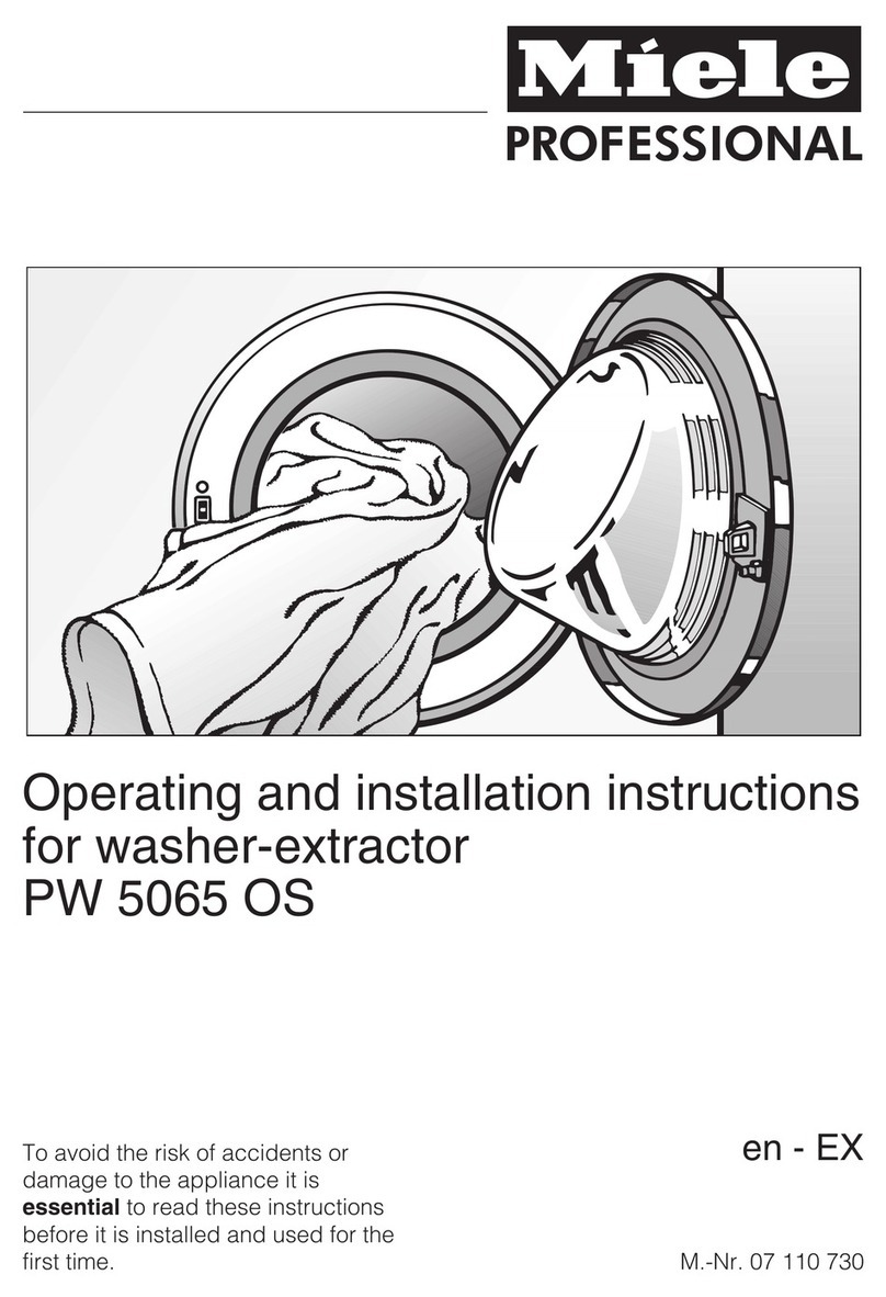 Miele PW 5065 OS User manual Miele PW 5065 OS User manual