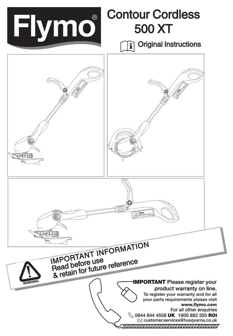 Flymo CONTOUR 500 XT User manual