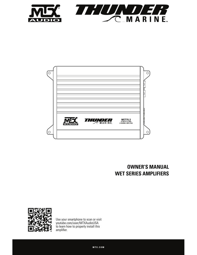 MTX WET Series User manual MTX WET Series User manual