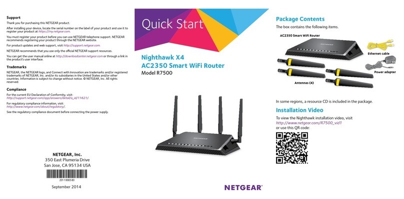 NETGEAR R7500 quick start