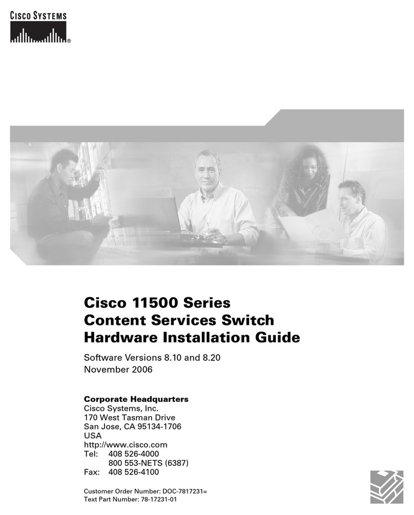 Cisco 11500 Series Manual