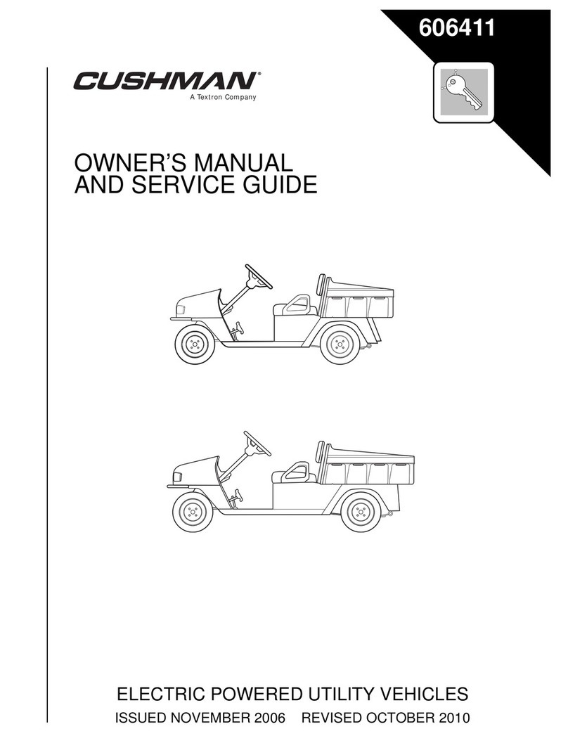Cushman COMMANDER 2100 User manual