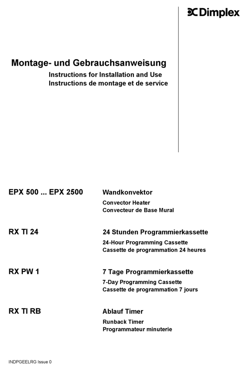 Dimplex RX TI RB User manual