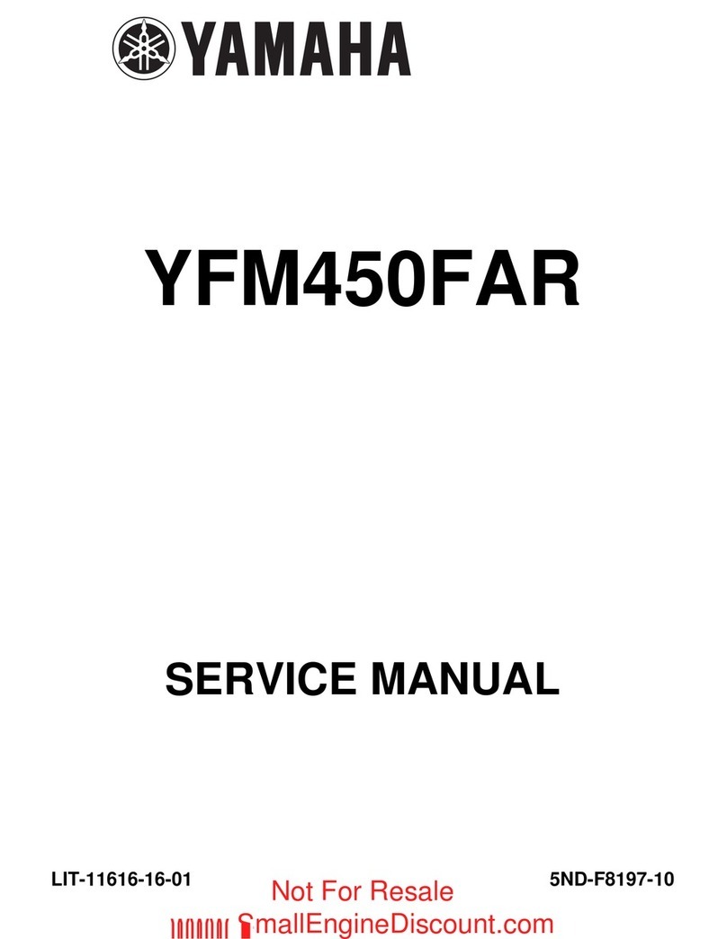 Yamaha YFM450FAR Service manual