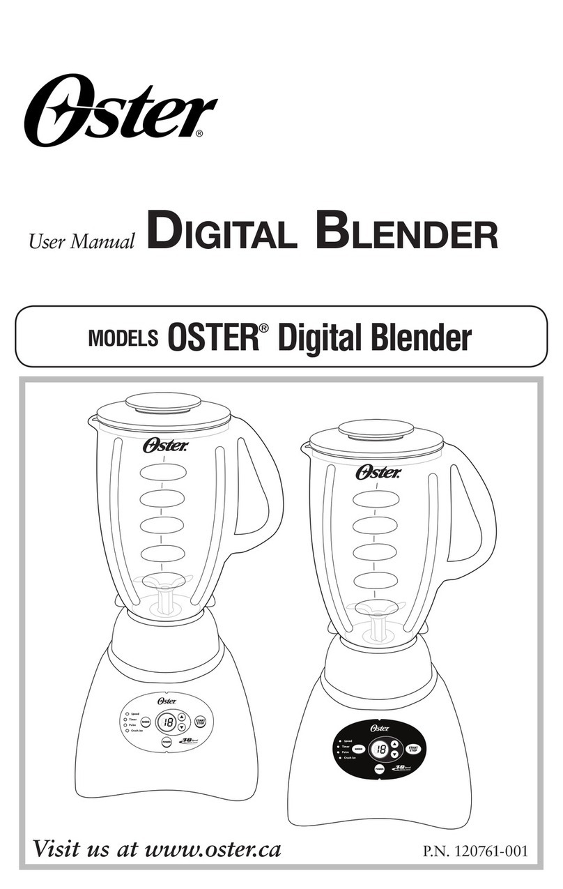 Oster Digital Blender User manual