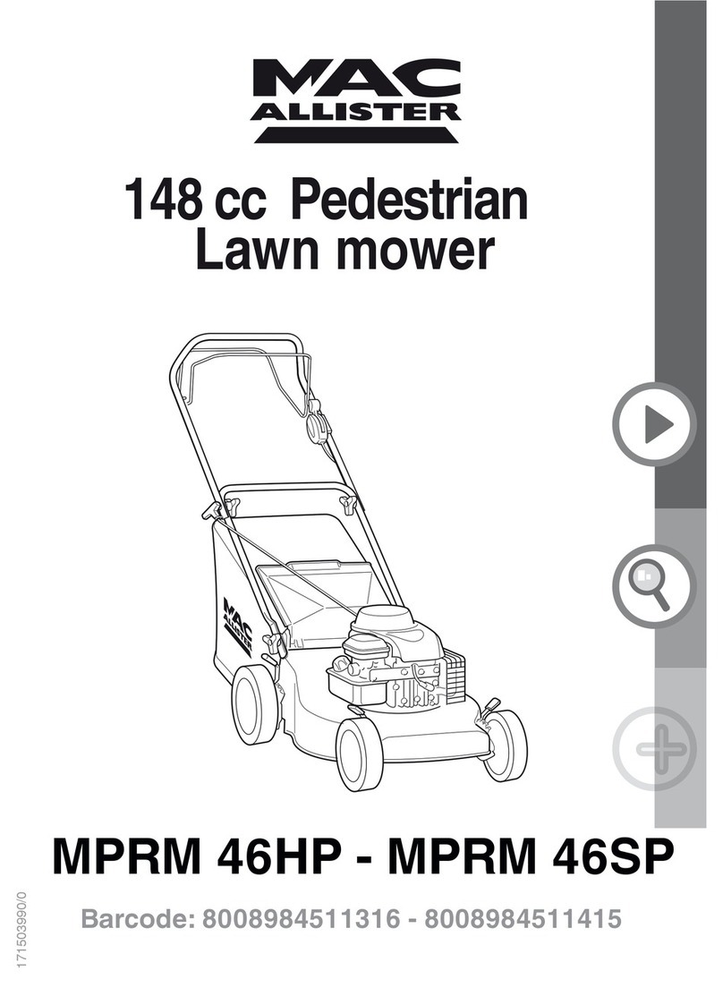 Mac allister MPRM 46HP instruction manual