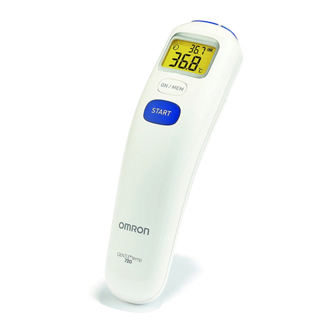 Omron Gentle Temp 720 User manual Omron Gentle Temp 720 User manual