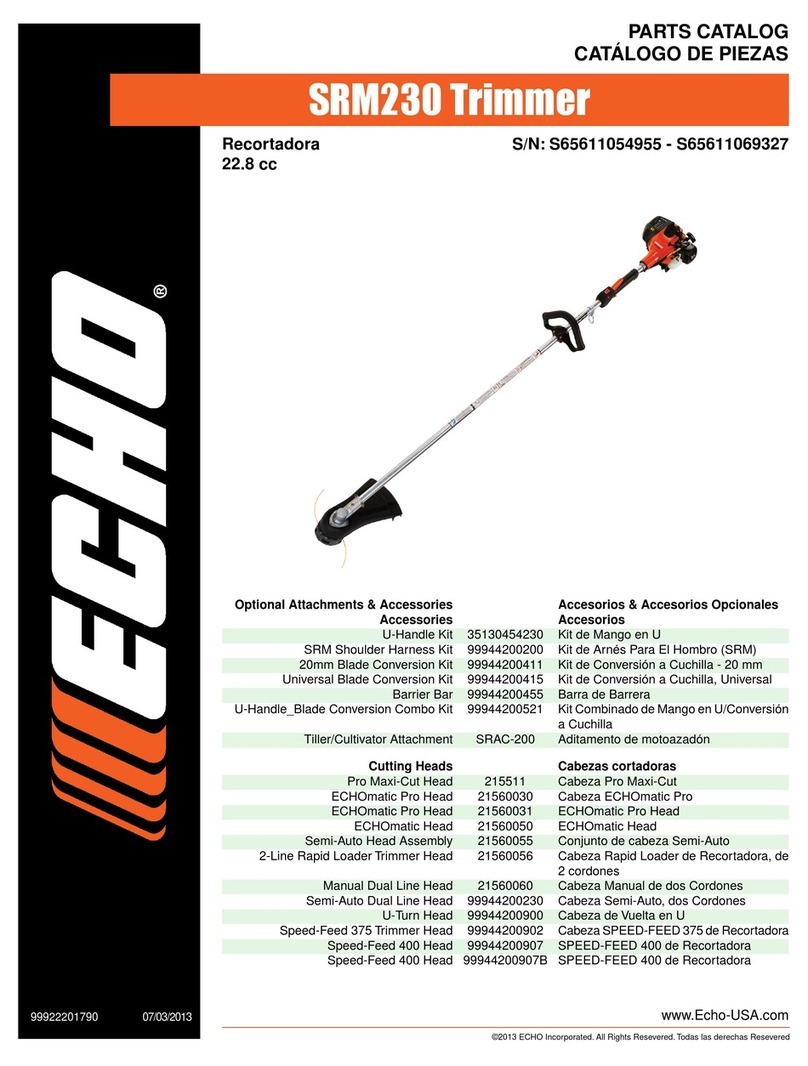 Echo SRM-230 parts catalog