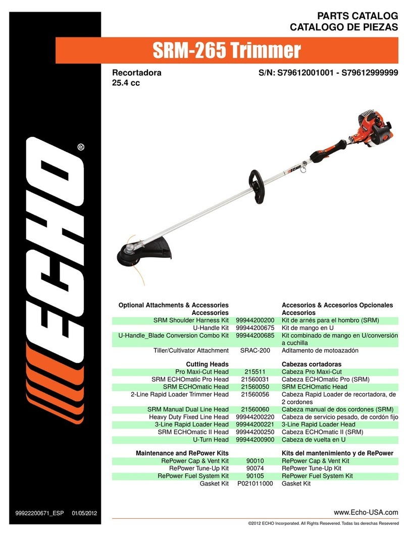 Echo SRM-265 Instruction Manual
