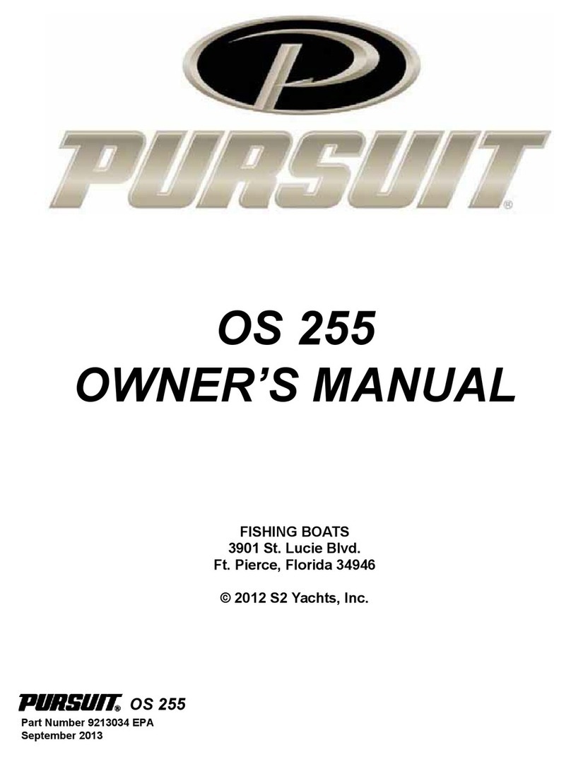 PURSUIT OS 255 User manual