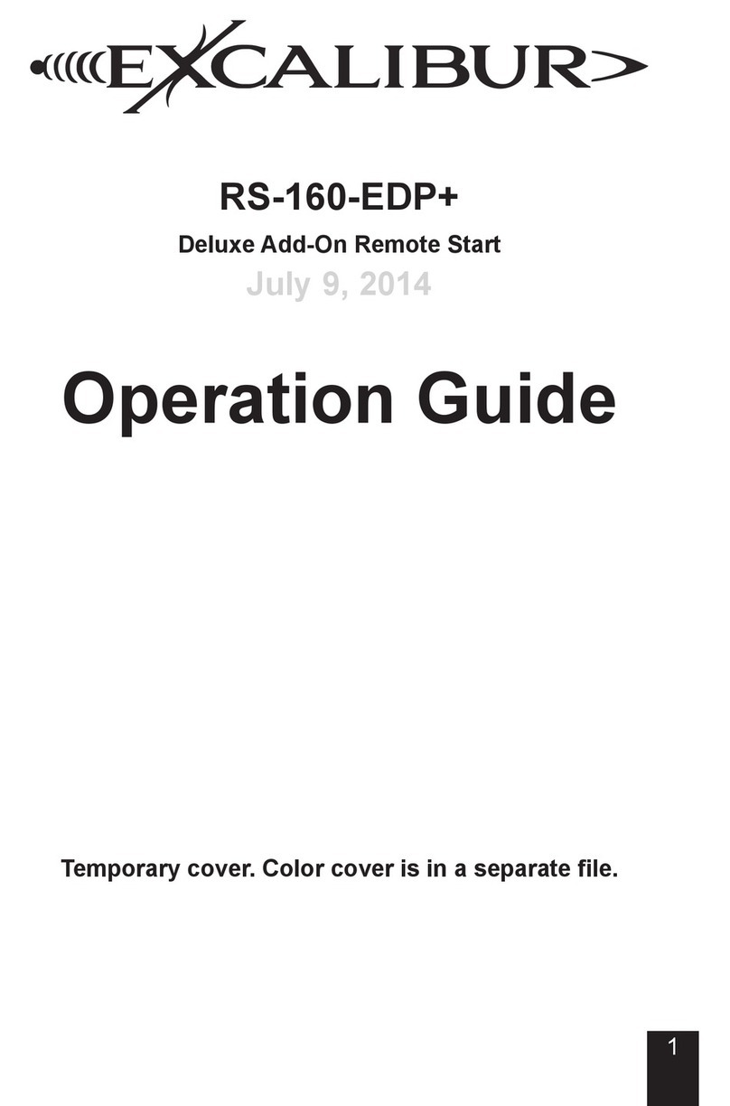 Excalibur RS-160-EDPplus User manual