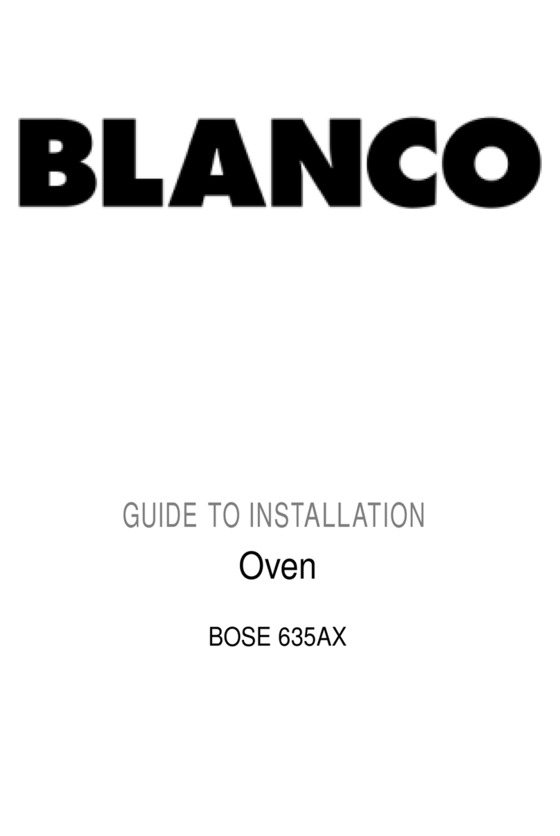 Blanco BOSE 635AX Guide to installation