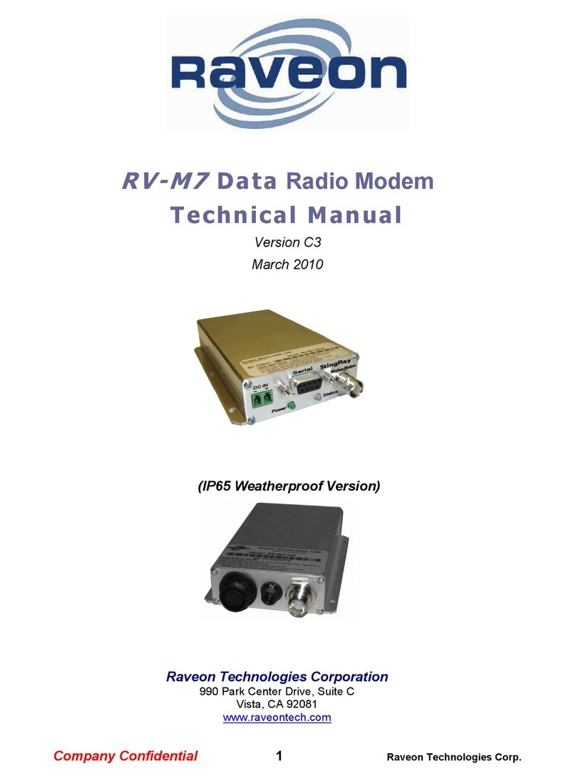 Raveon RV-M7 User manual