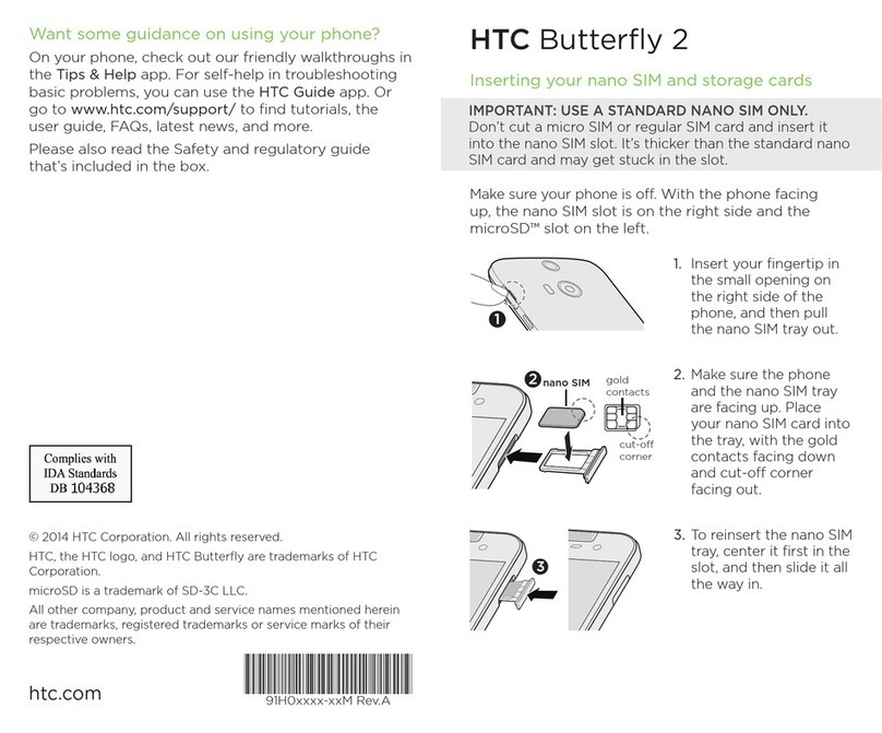 HTC Butterfly 2 User manual