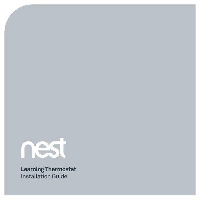 nest Learning thermostat User manual nest Learning thermostat User manual
