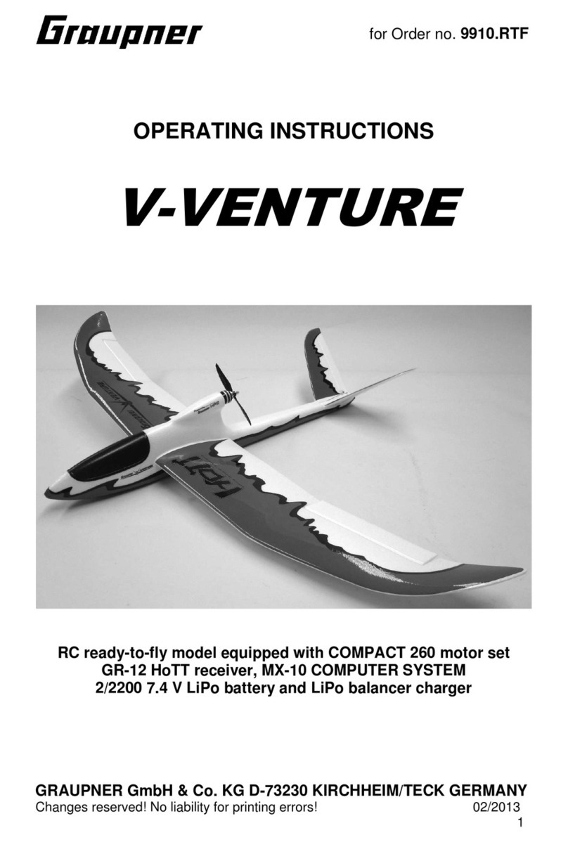 GRAUPNER V-VENTURE User manual