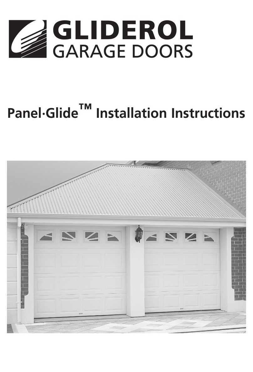 Gliderol Garage door installation instructions
