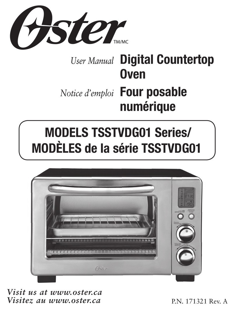 Oster TSSTVDG01 Series user manual