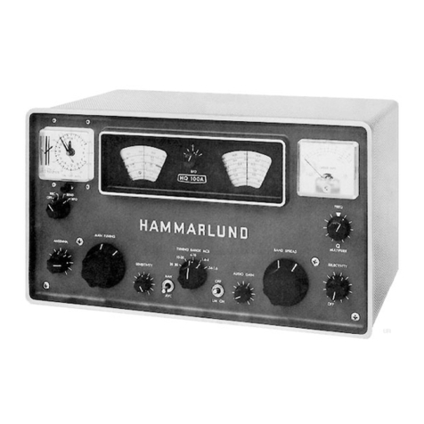 Hammarlund HQ-100A Series user manual