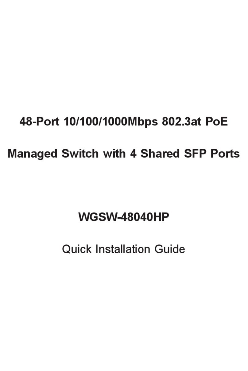 Planet WGSW-48040HP User manual