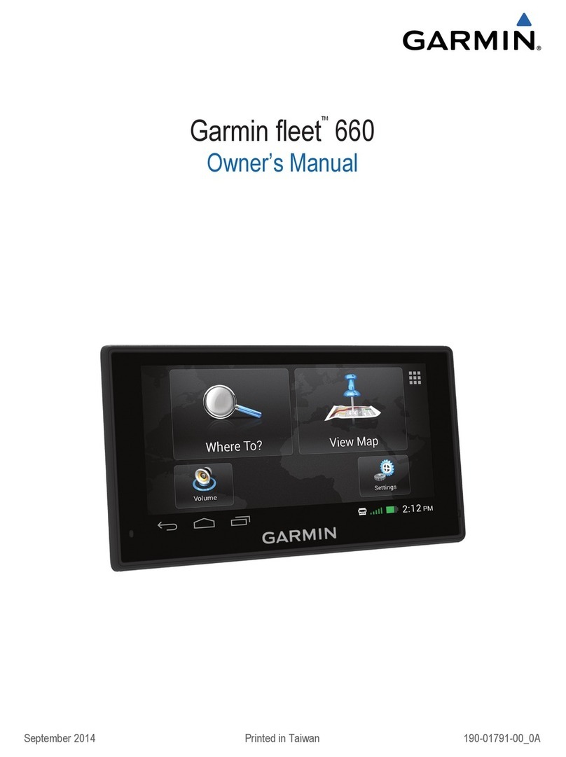 Garmin fleet 660 owner's manual