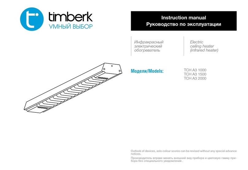 Timberk TCH A3 1000 instruction manual