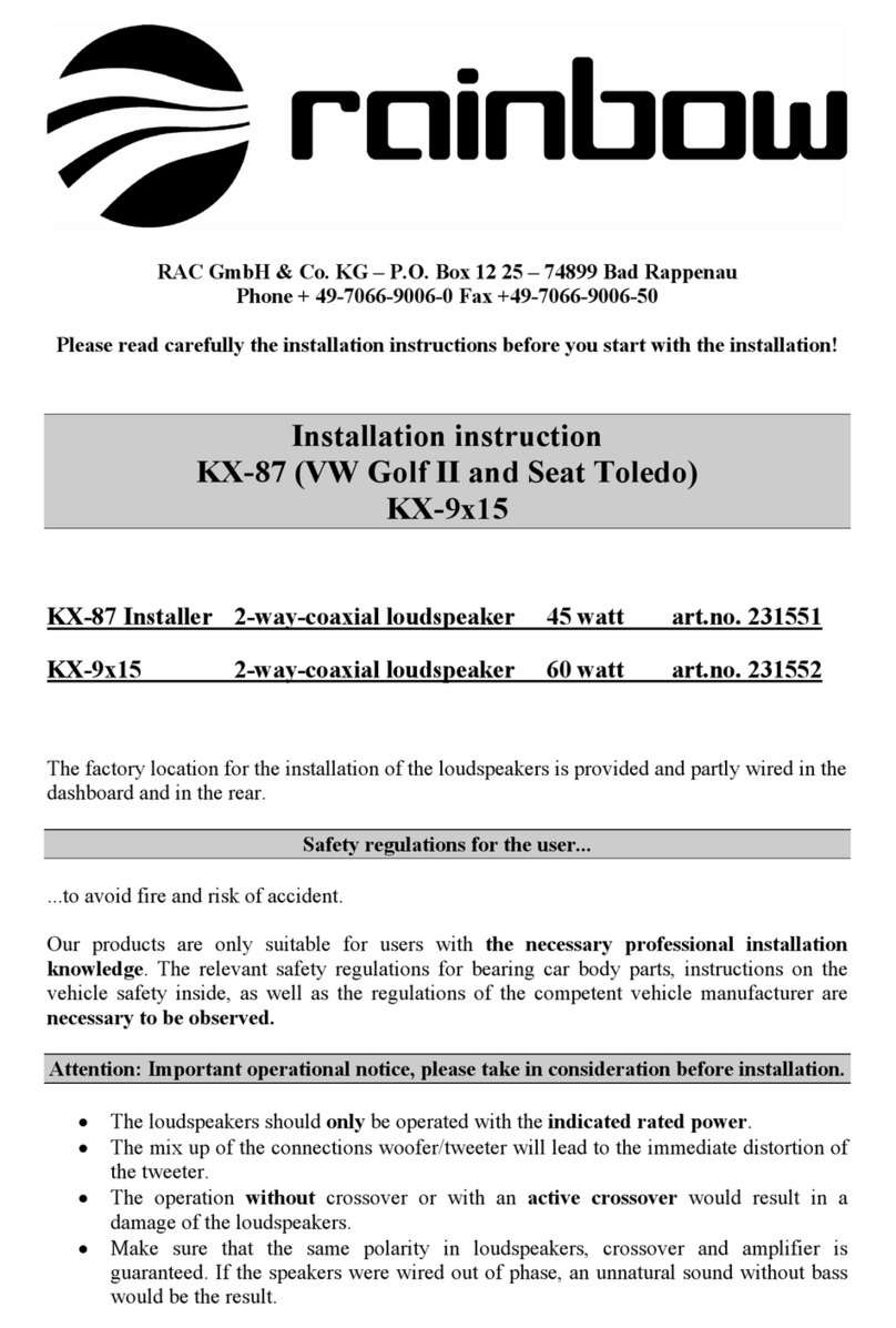 Rainbow Technologies KX-87 Installation instruction