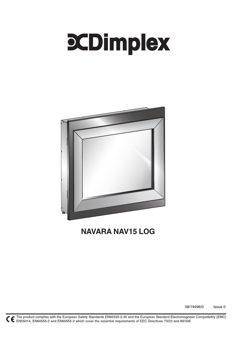 Dimplex Navara Nav15 Log instructions Dimplex Navara Nav15 Log instructions