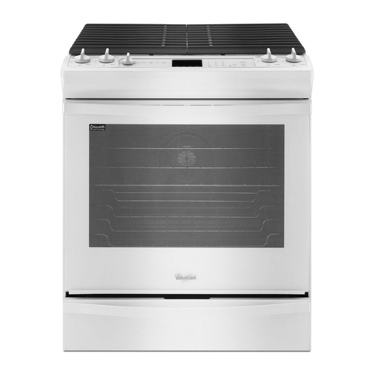 Whirlpool GAS RANGE user guide