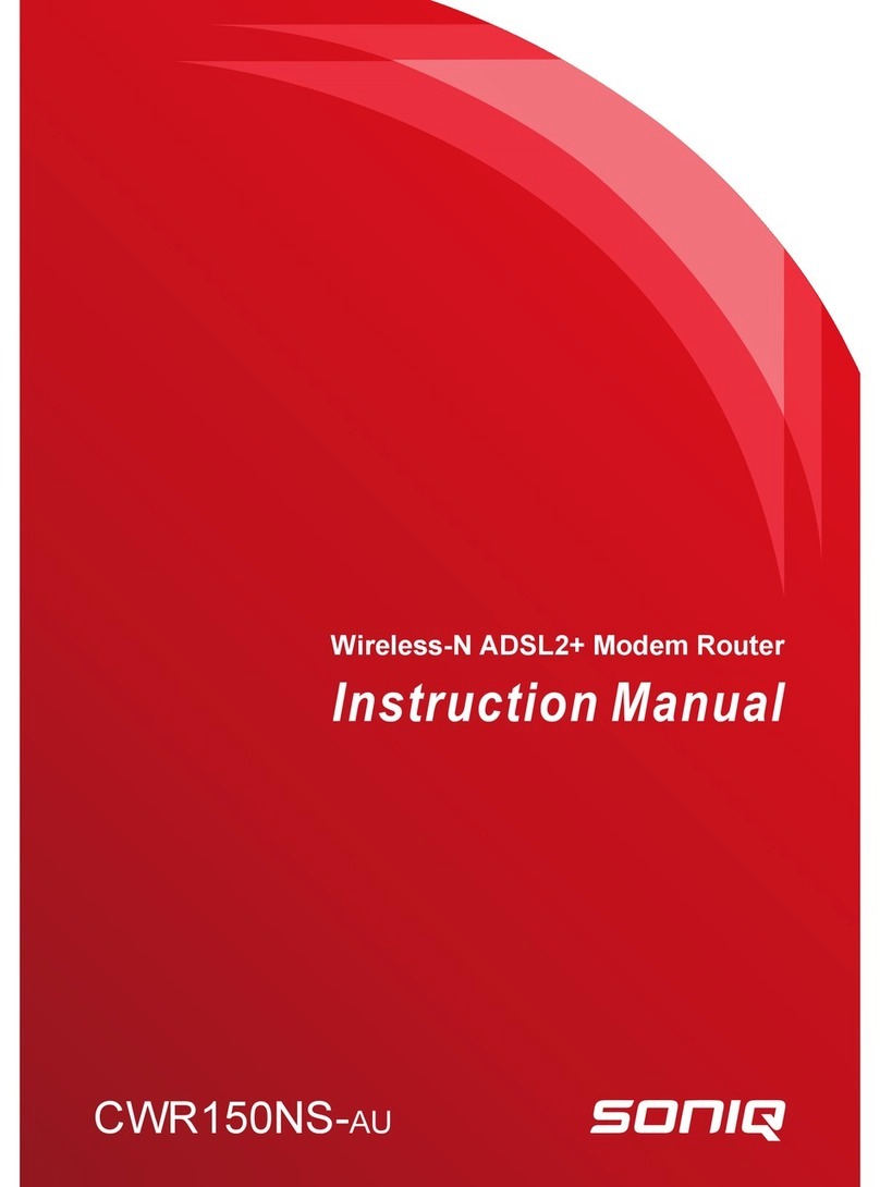 SONIQ CWR150NS-AU User manual
