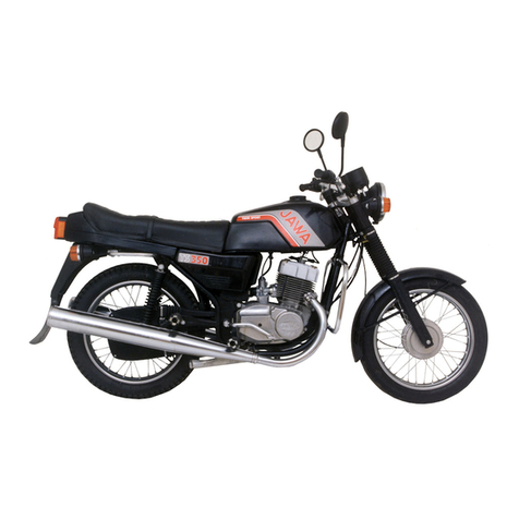 JAWA 350 Instruction manual