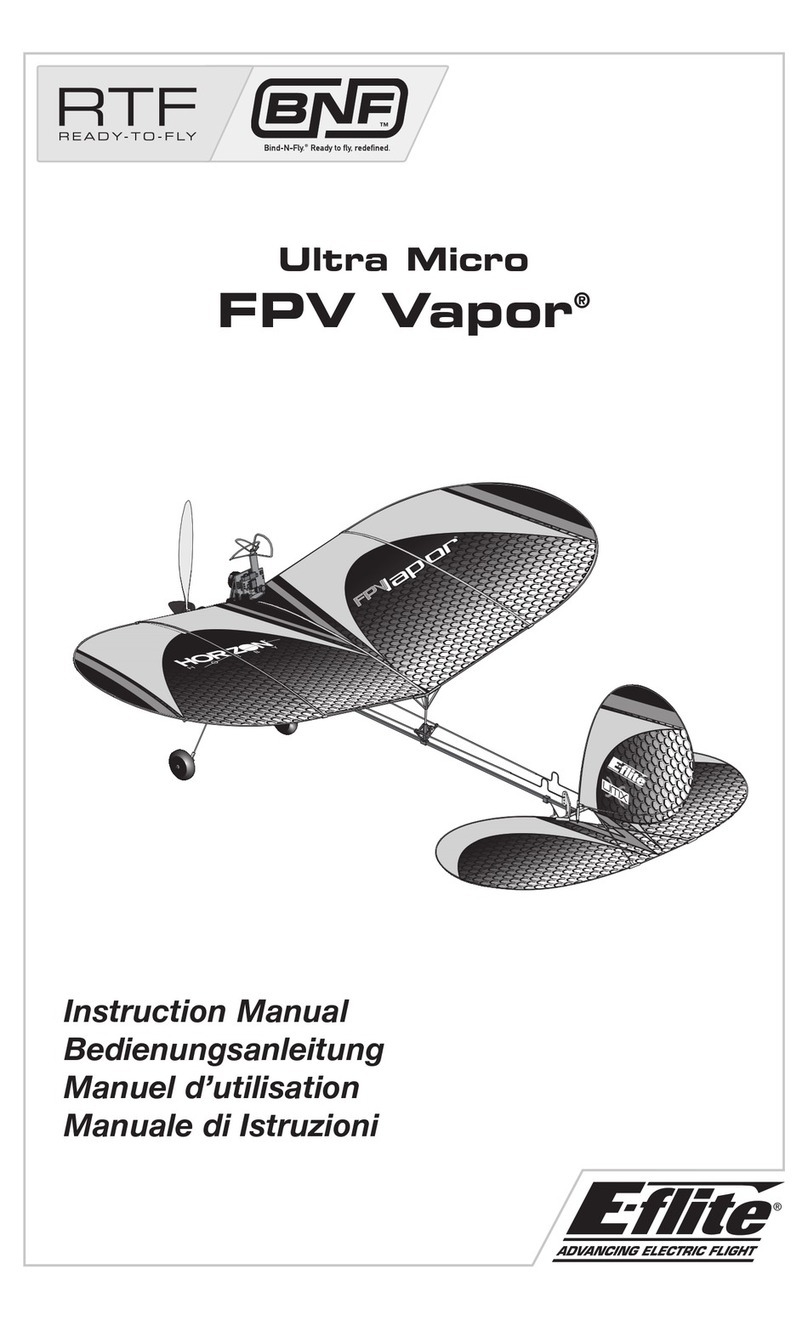 E-FLITE Ultra Micro FPV Vapor User manual