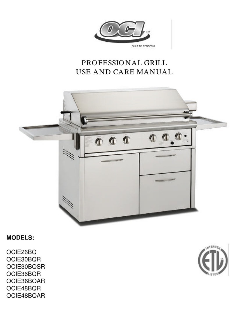 OCI OCIE26BQ use and care manual