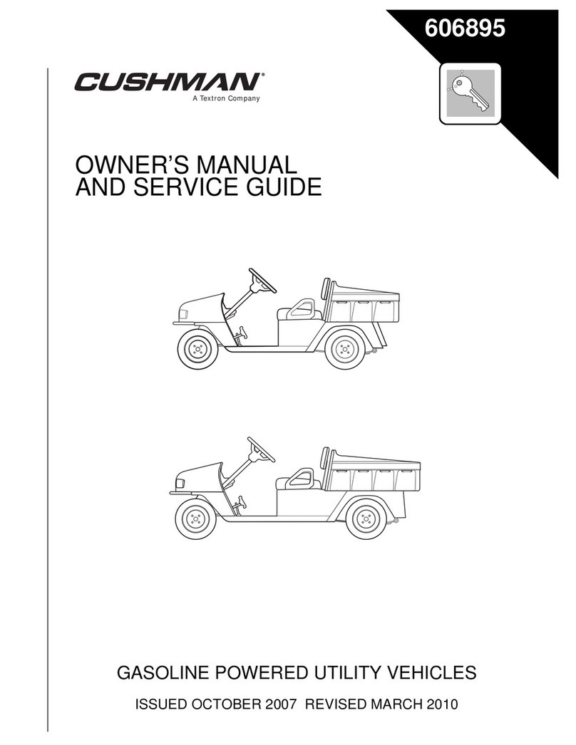 Cushman COMMANDER 280 User manual