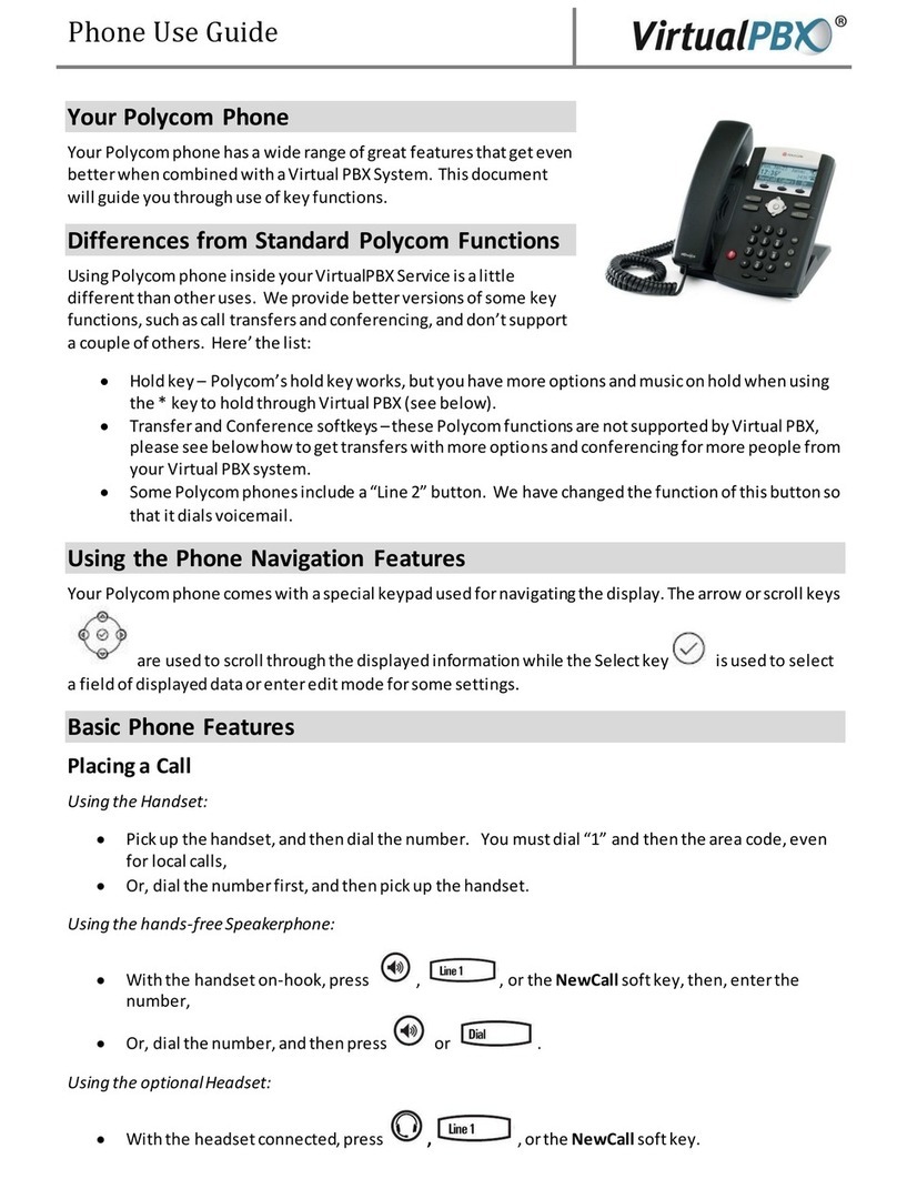 Polycom Virtual PBX User manual
