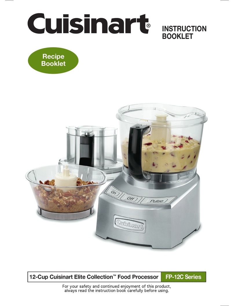 Cuisinart FP-12C Series User manual
