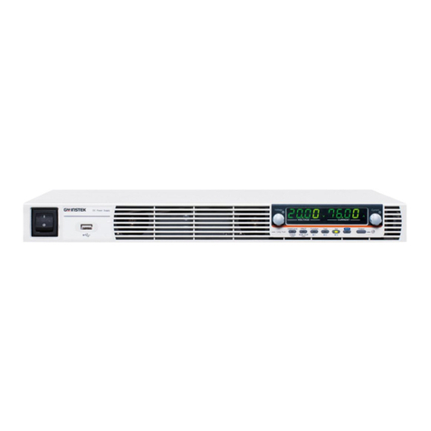 GW Instek PSU 60-25 User manual GW Instek PSU 60-25 User manual