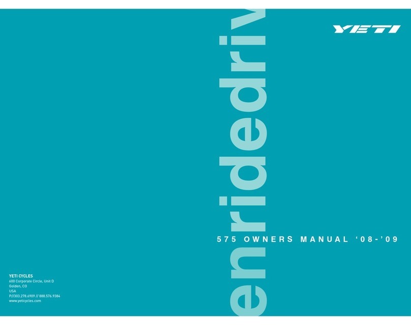Yeti 575 '08-'09 User manual