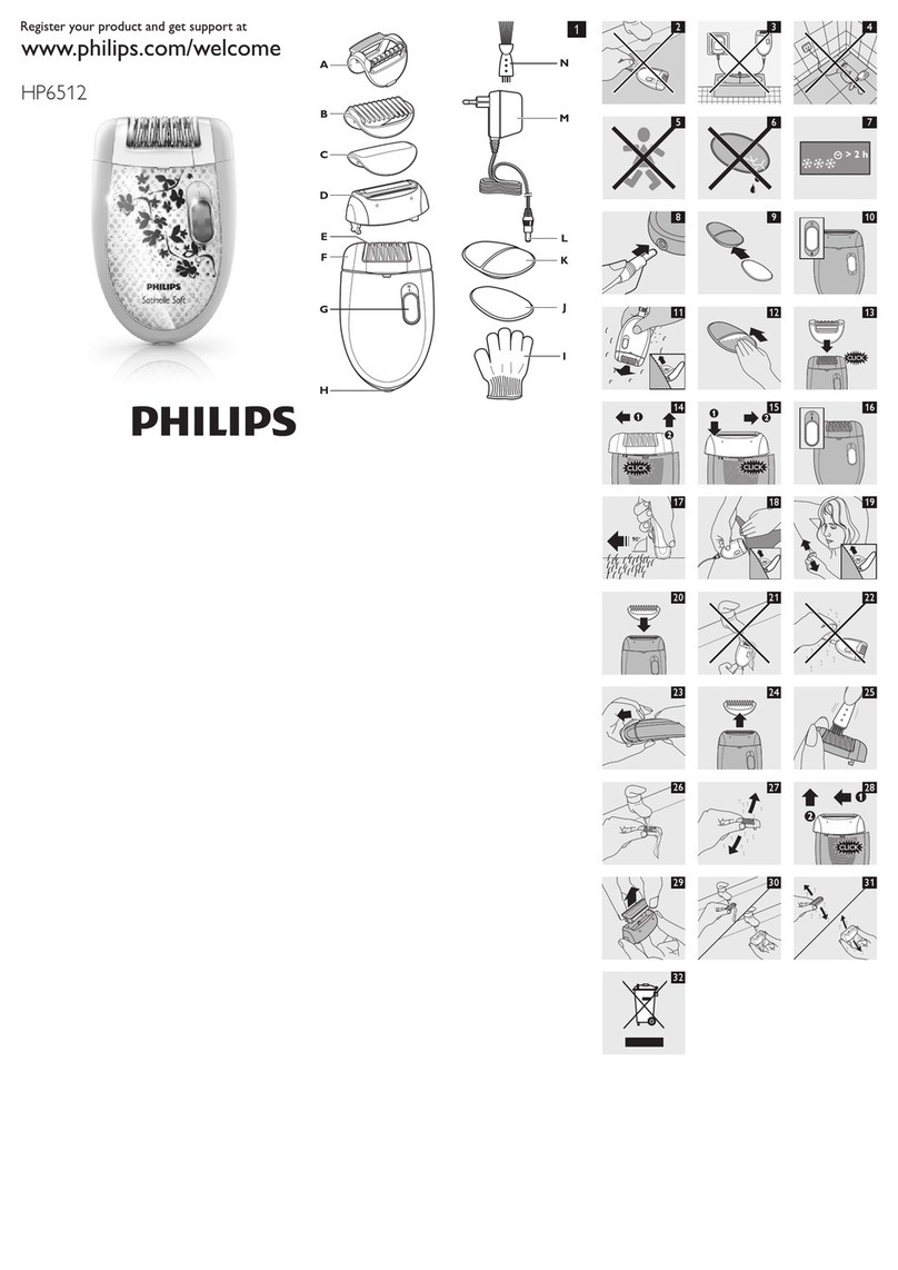 Philips HP6512 user manual