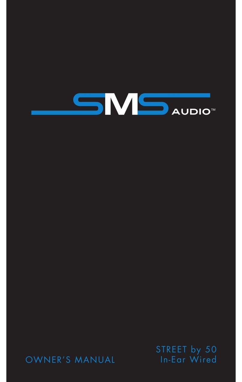 SMS Audio STREET by 50 User manual SMS Audio STREET by 50 User manual