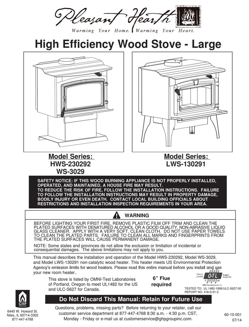 pleasant hearth LWS-130291 Series owner's manual pleasant hearth LWS-130291 Series owner's manual