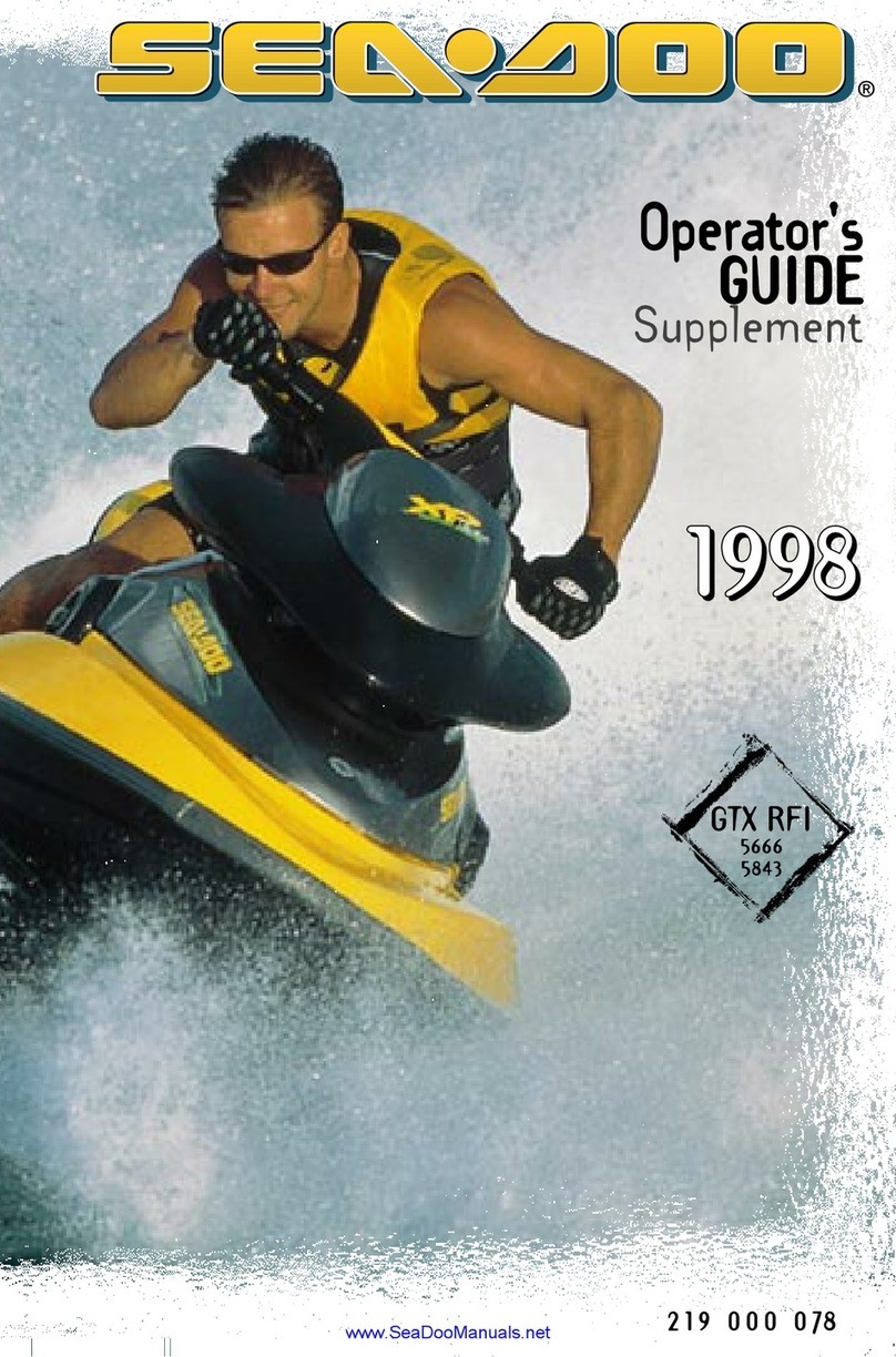 Sea-doo GTX RFI 5666 Manual